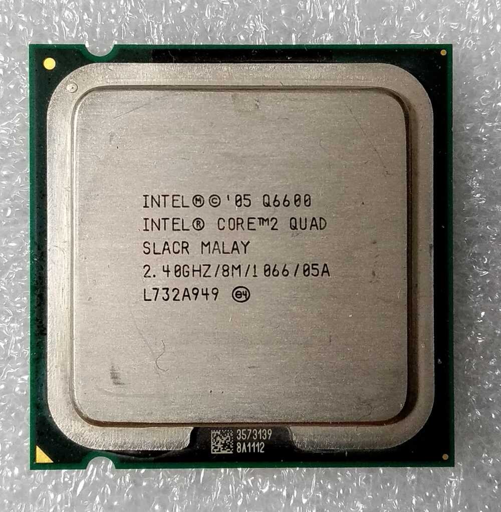 CPU Intel Core2 Quad core Q6600 2.40 GHz - 8 MB - 1066 MHz socket LGA775 - Módulos TV