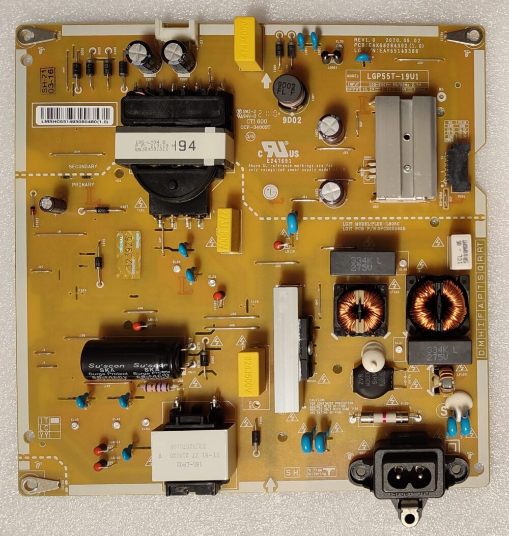 EAX68284302 (1.0) - Modulo power LG 55UP75006LF.BPIYLJP TV Modules