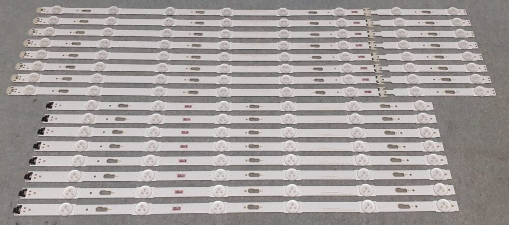 BN96-39665A - BN96-39667A - LM41-00121E LM41-00121F - Kit 16 barre led Samsung UE65MU6120KXZT TV Modules