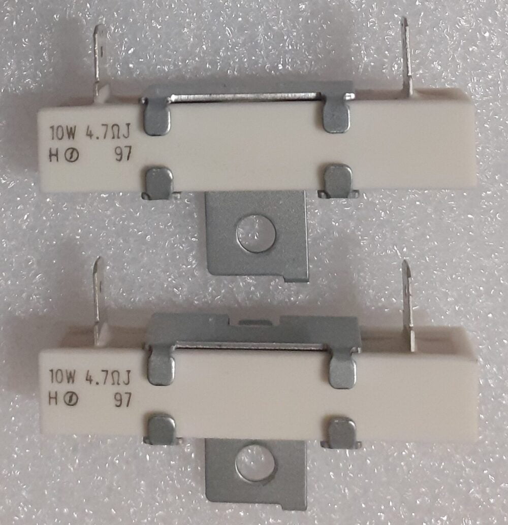 Paire de résistances 4.7Ohm 10W - Tuner Sony KD-55XG8596 - Modules TV