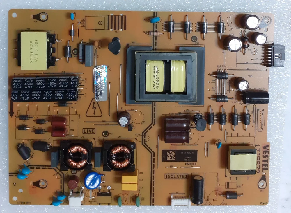 17IPS72 - Modulo power Hitachi 50AHK6151 - Pannello VES500QNDP-N2-N45 TV Modules