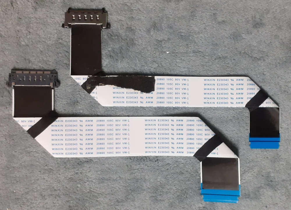 996598005477 - 996598005478 - Coppia flat 41 pin + 51 pin Philips 55OLED803 - Pannello LE550AQD (EL) (A6) TV Modules